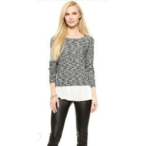 Club Monaco Jayda Layered Textured Sweater